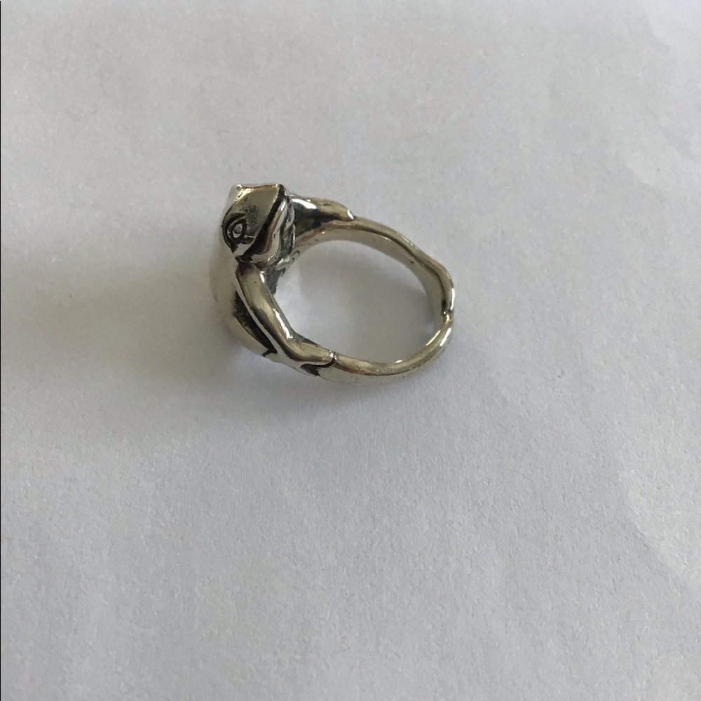 James Yesberger Sterling Frog Prince Ring Sz 5 - Picture 5 of 9